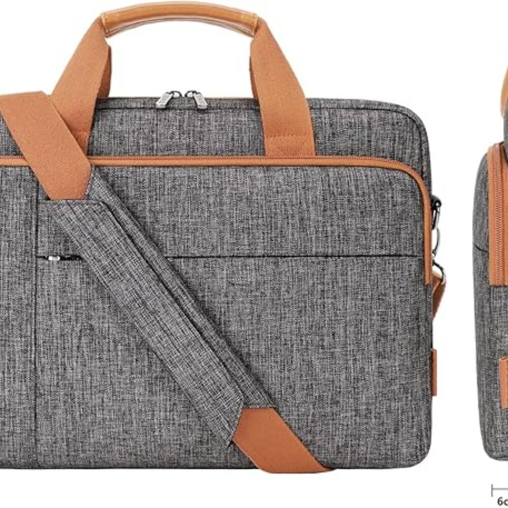 3 for $60 | DOMISO 15.6 inch Laptop Bag Business Briefcase Water-resistant - Picture 2 of 5